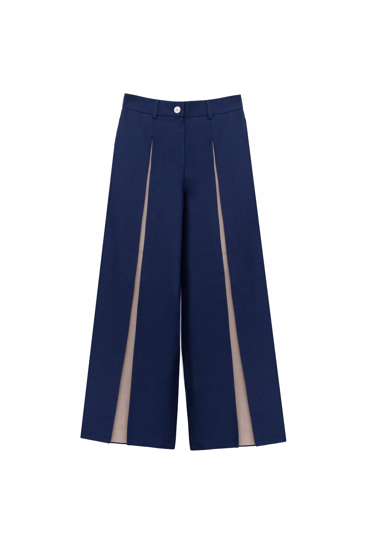 Pantalon Rosa canvas azul