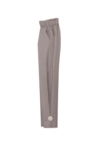 Pantalon Sofia boton canvas topo